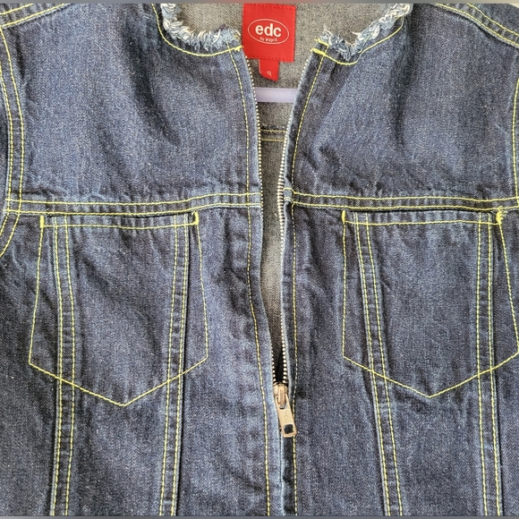 Esprit Denim Jean Jacket Coat XS - Picture 3 of 5